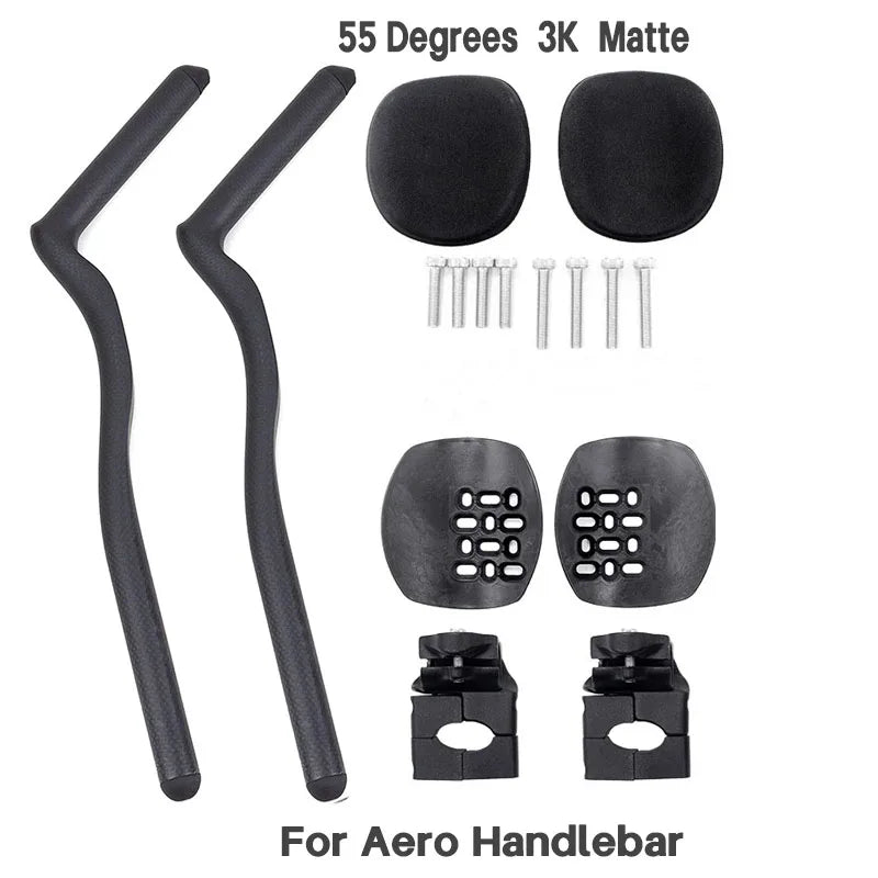 Clip de Guidão Aero em Carbono para Bike Speed