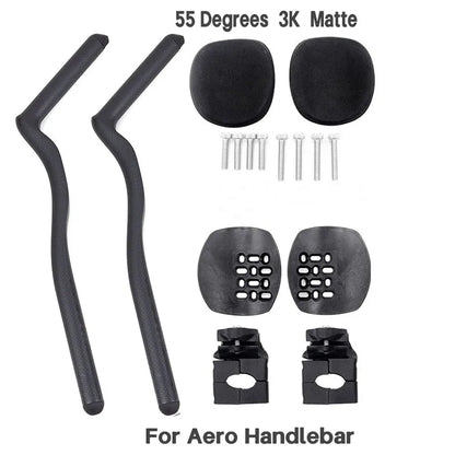 Clip de Guidão Aero em Carbono para Bike Speed