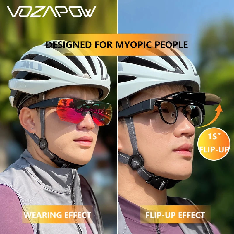 Óculos de Ciclismo Vozapow Polarizado UV400