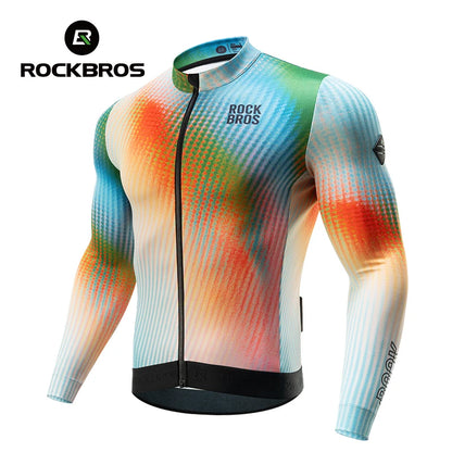 Camisa de Ciclismo ROCKBROS Manga Longa Fleece
