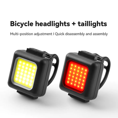 Kit Luzes Bike LED – Farol & Lanterna Traseira USB-C