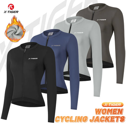 Jaqueta de Ciclismo Feminina X-TIGER Inverno