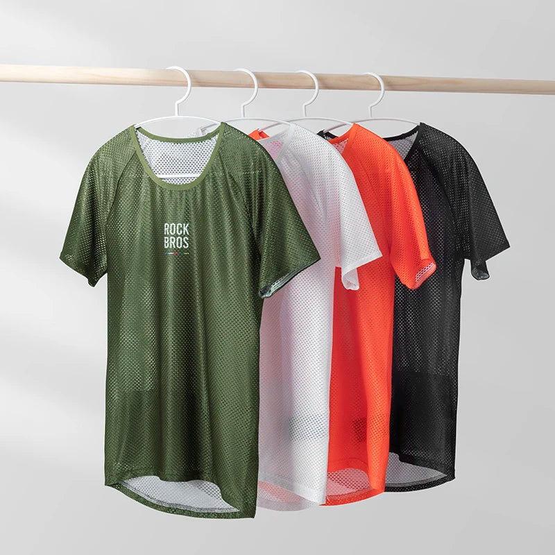 Camisa de Ciclismo ROCKBROS Road to Sky Manga Curta