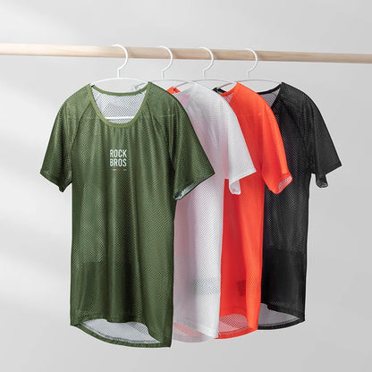 Camisa de Ciclismo ROCKBROS Road to Sky Manga Curta