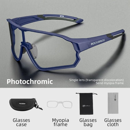ROCKBROS Photochromic UV400 Cycling Glasses