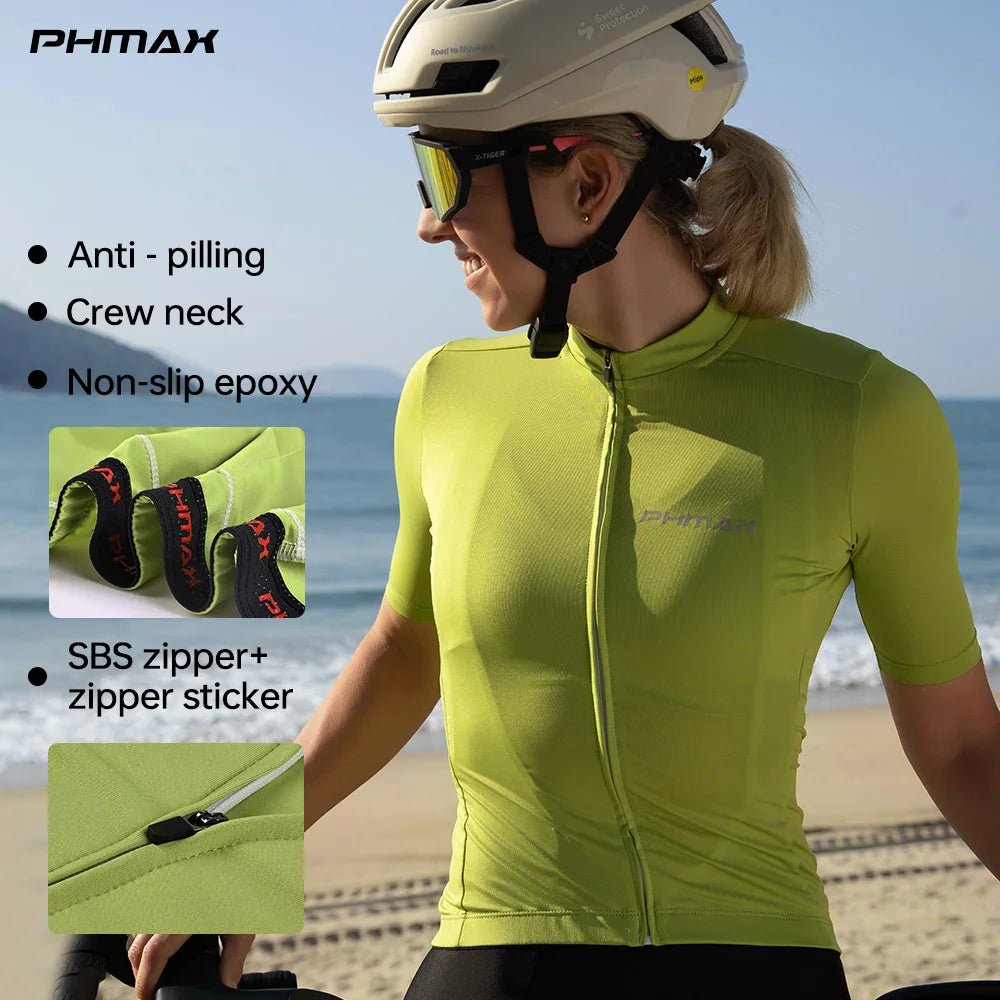 Jersey de Ciclismo Feminina PHMAX