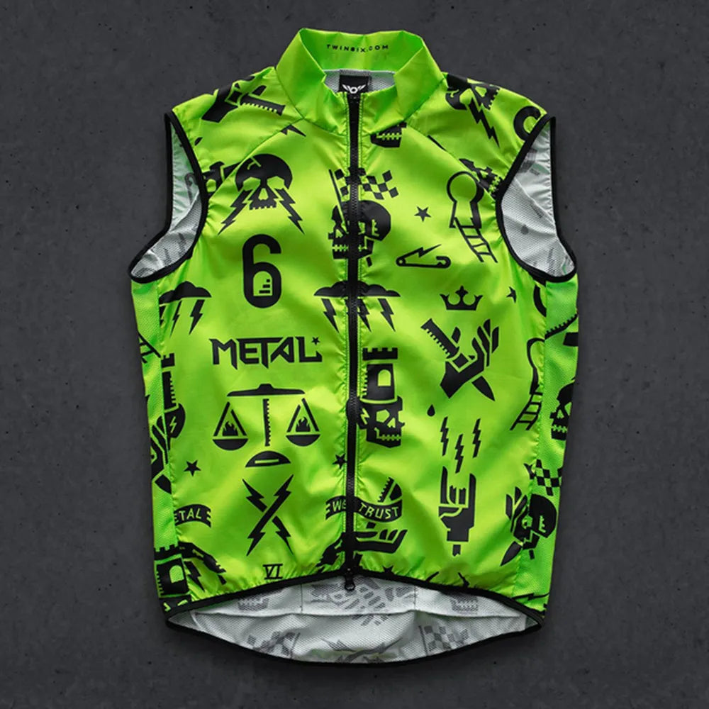 Jaqueta de Ciclismo Twin Six Corta-Vento Impermeável
