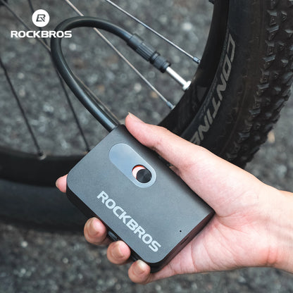 Bomba Elétrica Portátil ROCKBROS para Bicicleta