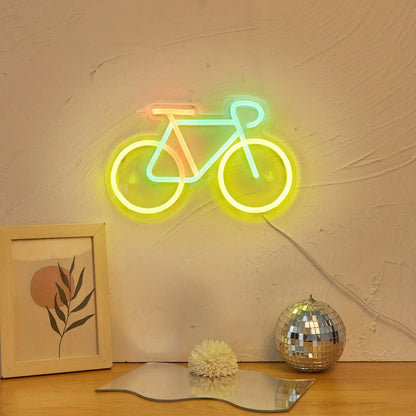 Placa Neon LED Bicicleta