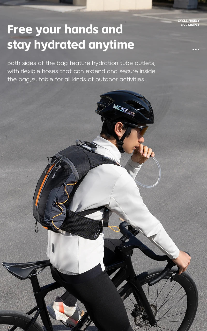 Mochila de Hidratação WEST BIKING 10L