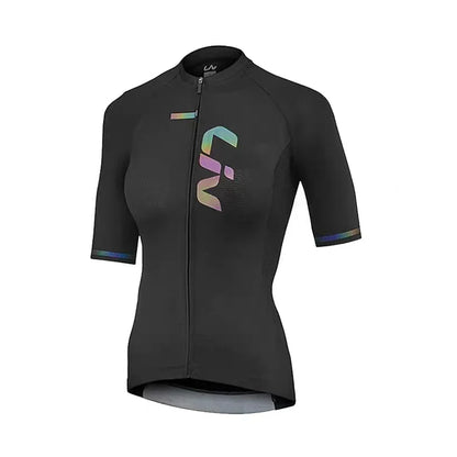LIV Conjunto de Ciclismo Feminino Verão
