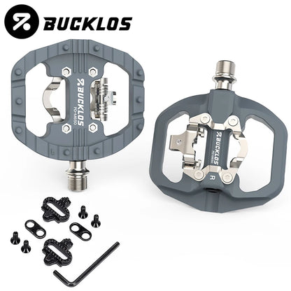 BUCKLOS Dual Function SPD Bicycle Pedal + Platform