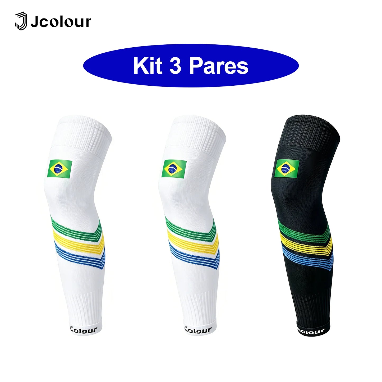 Joelheira Compressiva Esportiva para Ciclismo e Corrida
