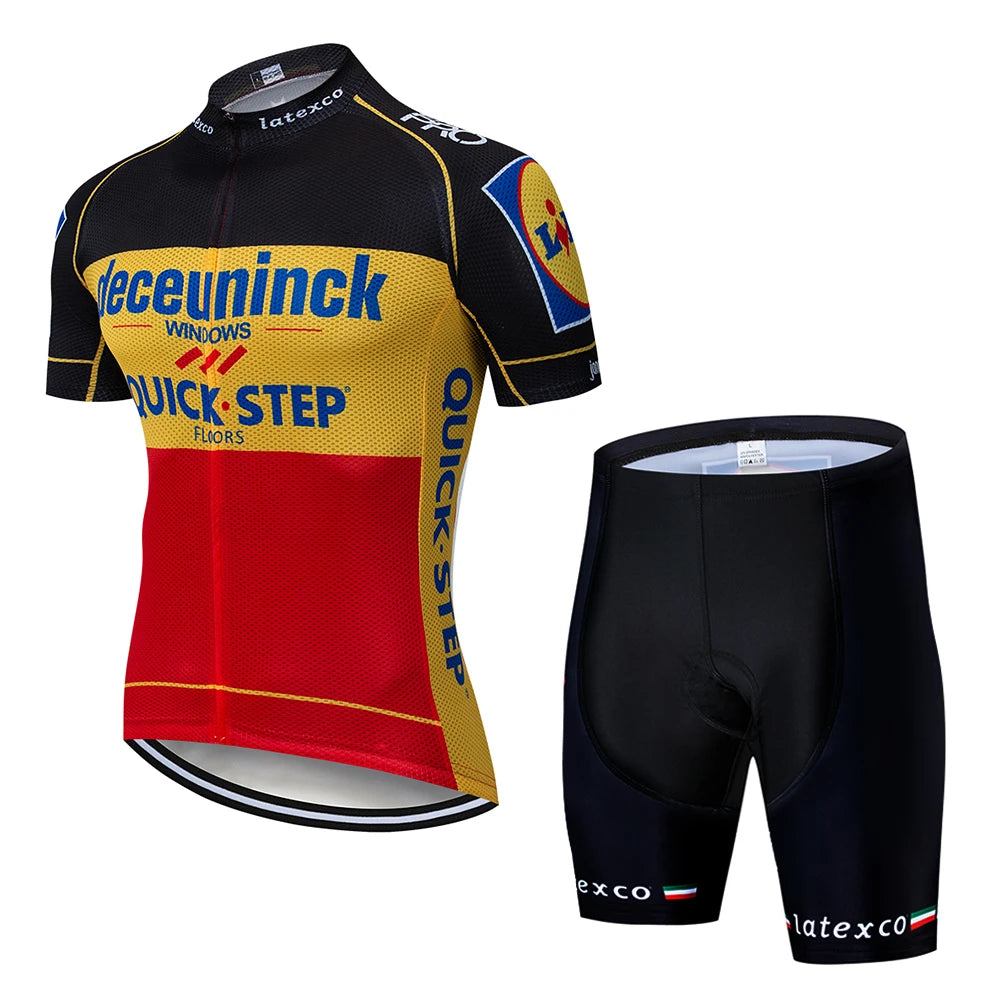 Conjunto de Ciclismo Masculino Quick Step Team