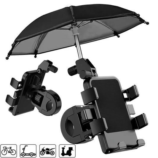 Suporte de Celular com Protetor Solar/Chuva