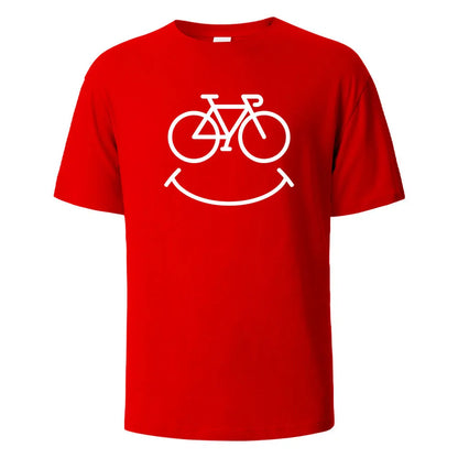 Camiseta Casual Bike Smile