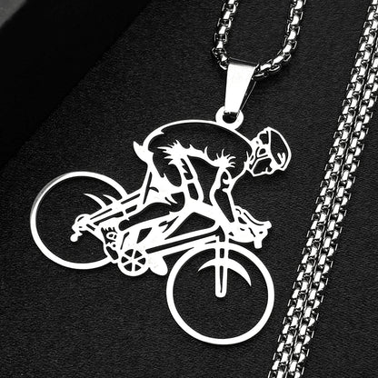 Colar Corrente Bike MTB Aço Inoxidável