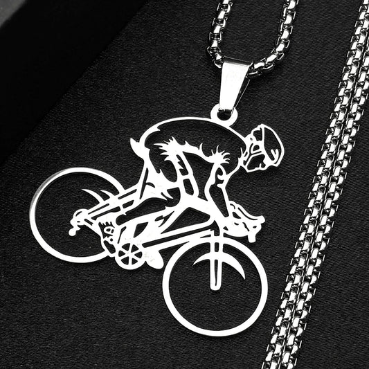 Colar Corrente Bike MTB Aço Inoxidável