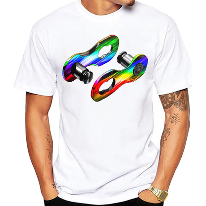 Camiseta Estampa Coração Bike
