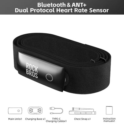 Sensor Cardíaco ROCKBROS H828 Bluetooth ANT+