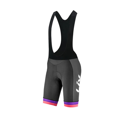 Short e Bretelle de Ciclismo Feminino LIV com Forro em Gel