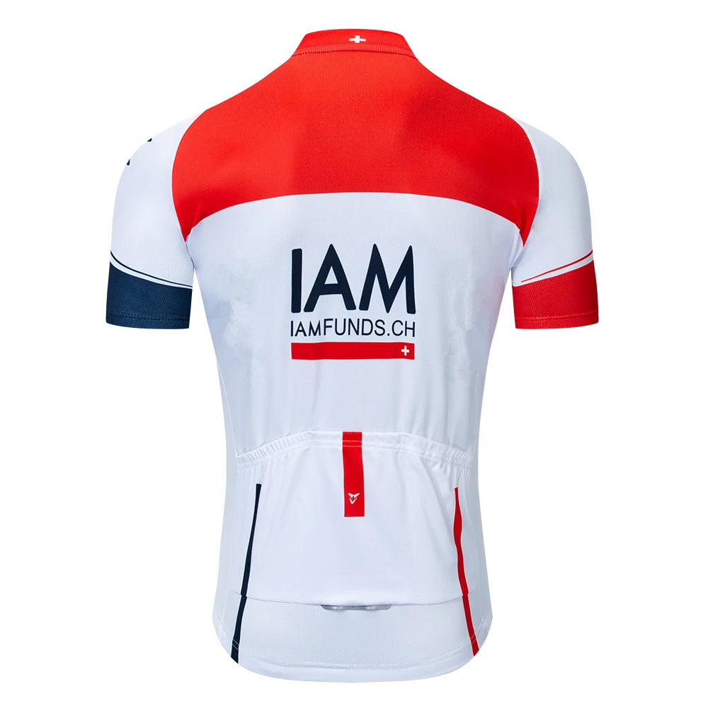 Camisa de Ciclismo Masculina IAM Team