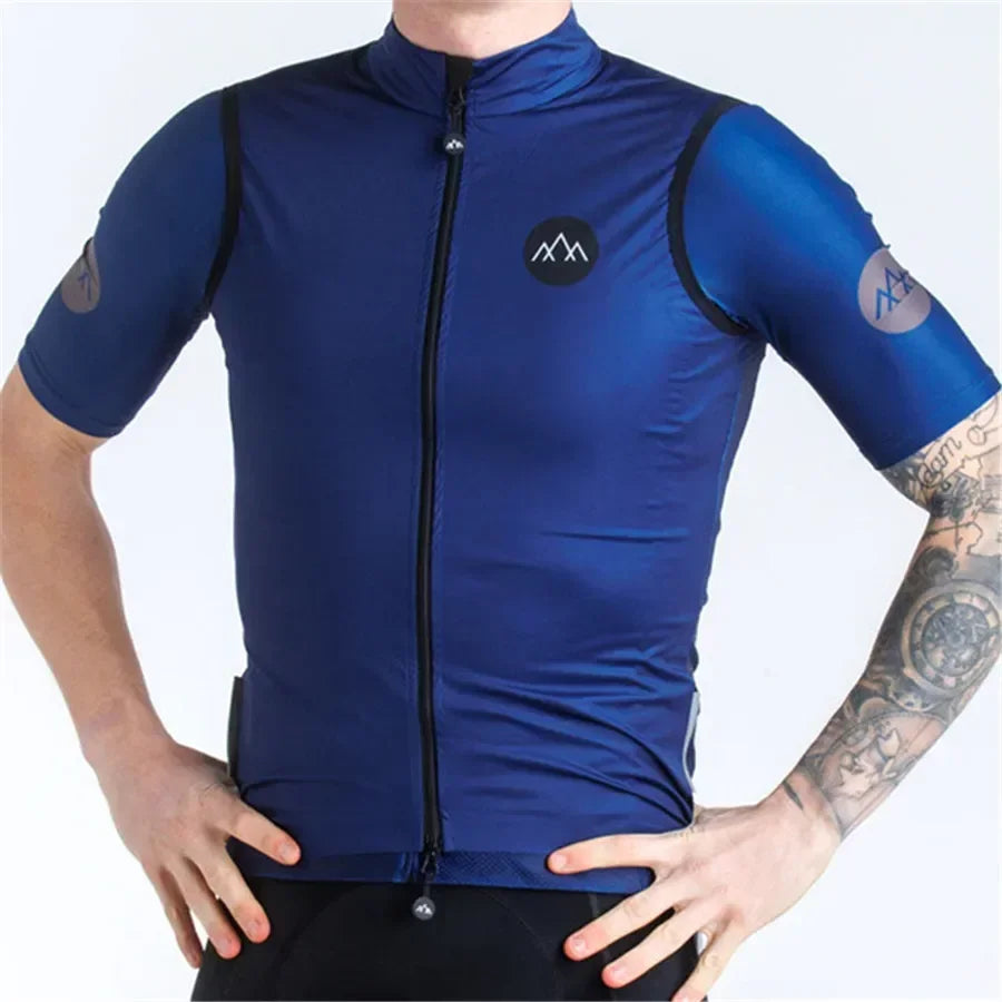 Jaqueta de Ciclismo Corta-Vento e Impermeável