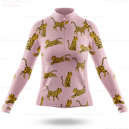 Women's Pink Cycling Set