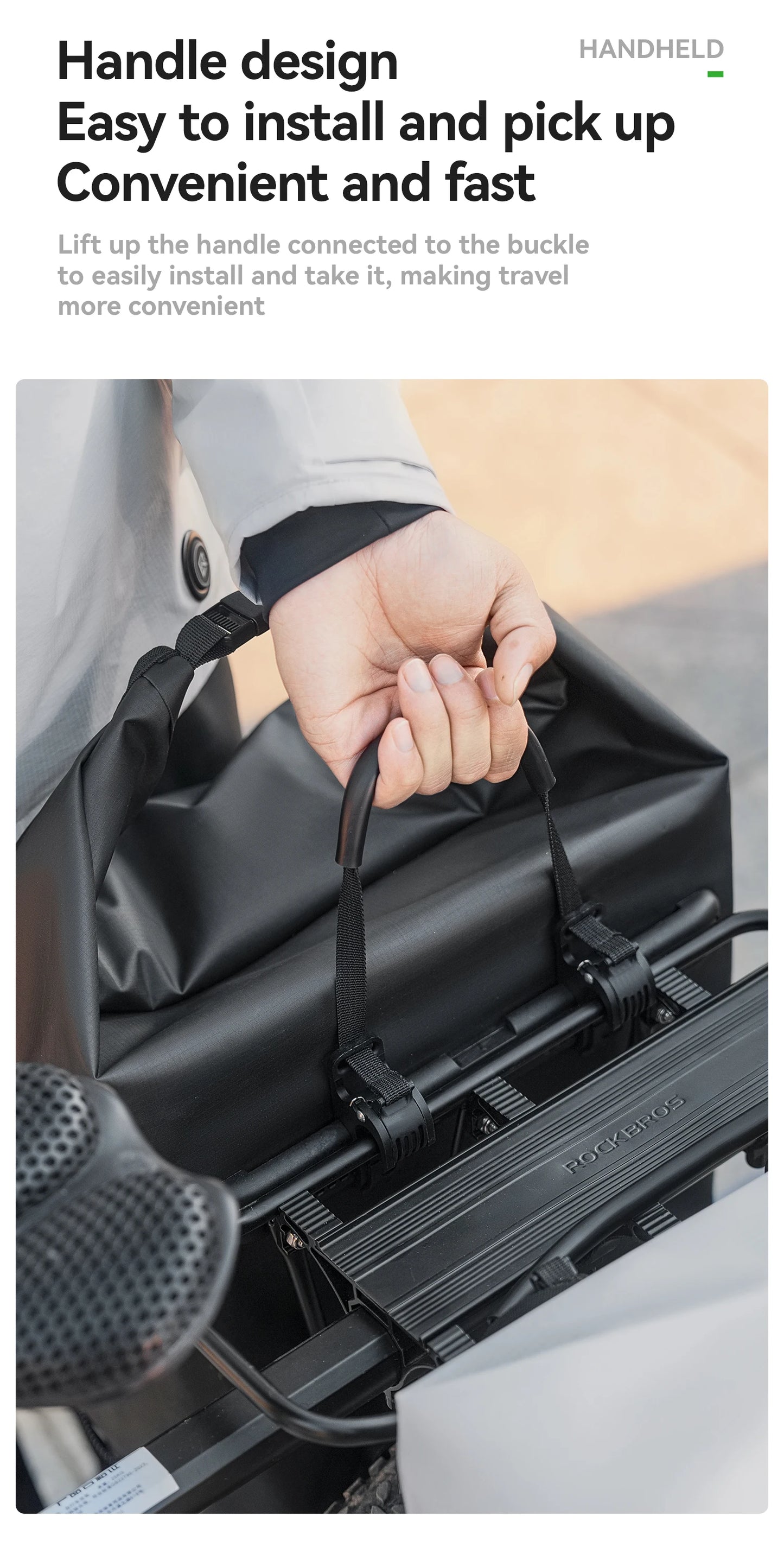 Alforge Lateral ROCKBROS 23L para Bicicleta