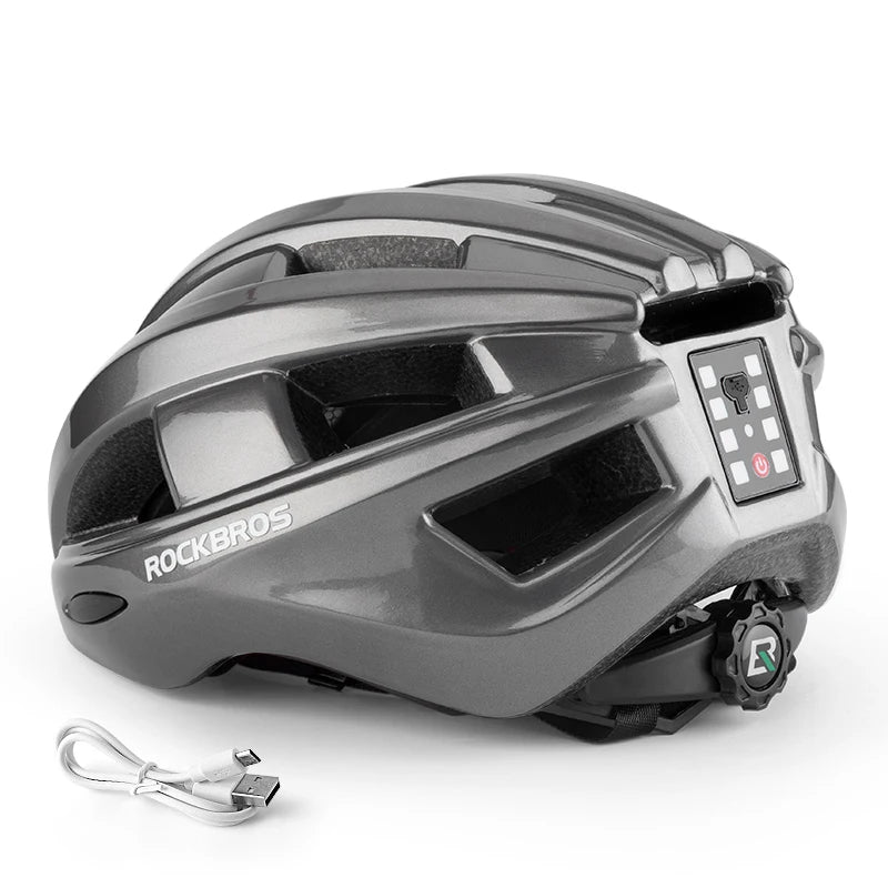 Capacete de Ciclismo ROCKBROS com Luz USB