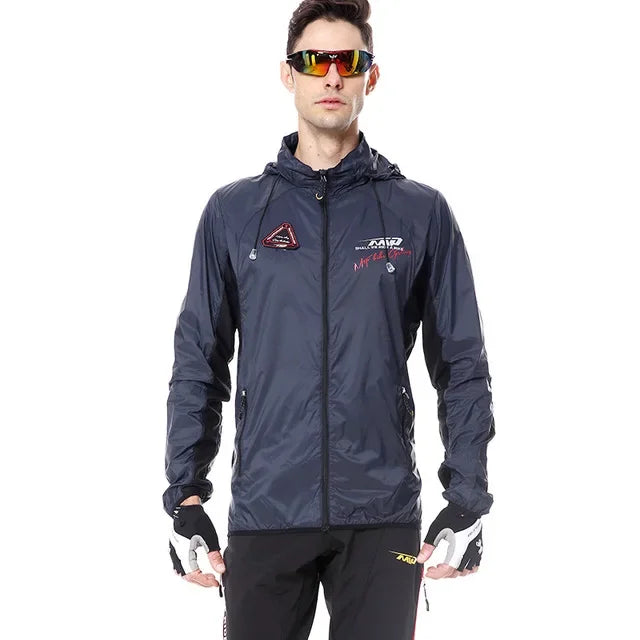 Jaqueta de Ciclismo Ultraleve com Capuz