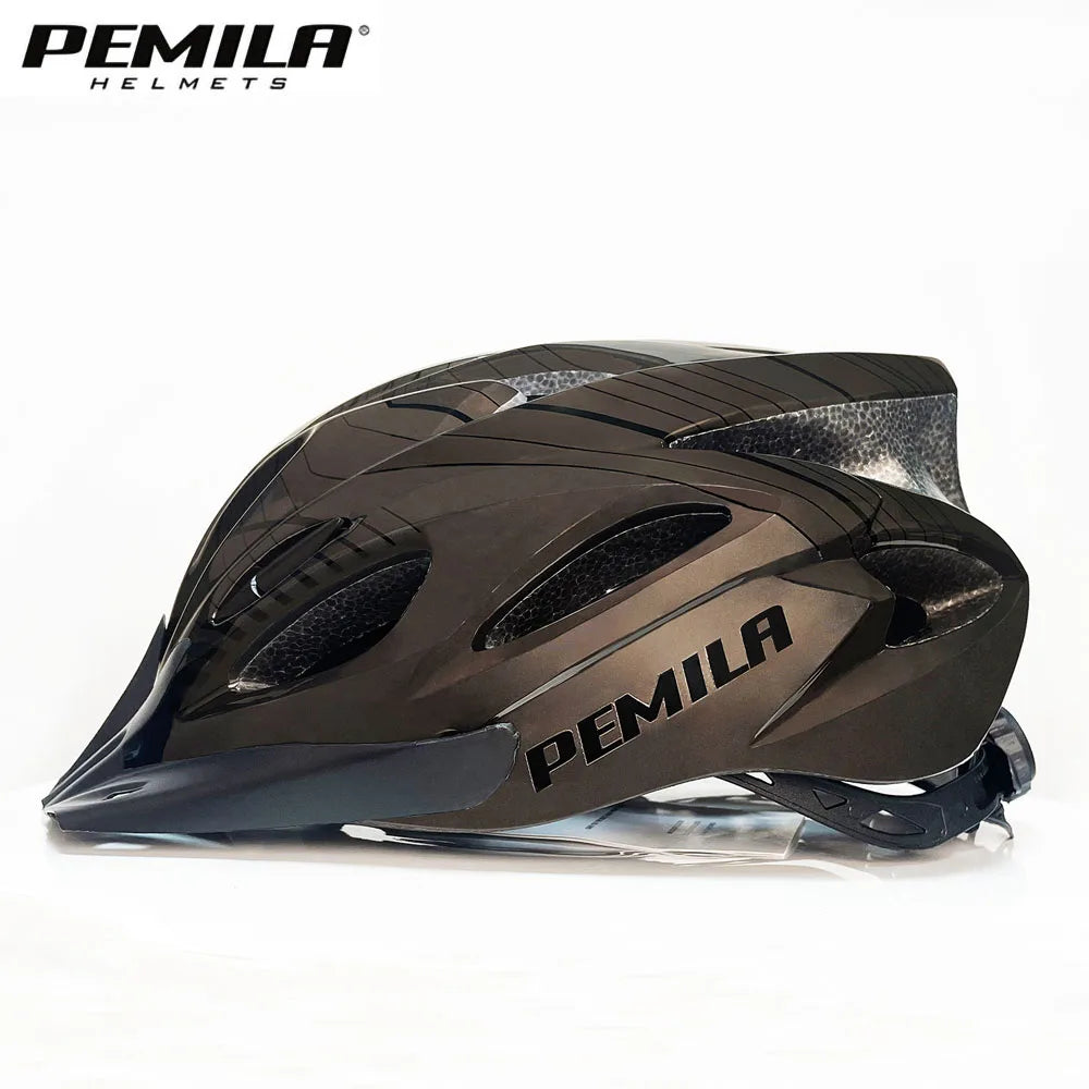 Capacete de Ciclismo Ultralight com Viseira