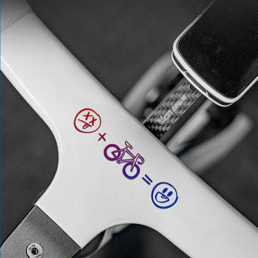 Adesivos Happy Face para Bike