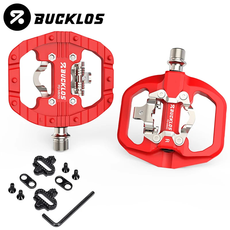 BUCKLOS Dual Function SPD Bicycle Pedal + Platform