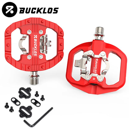 BUCKLOS Dual Function SPD Bicycle Pedal + Platform