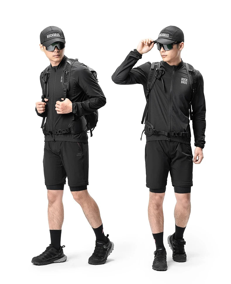 Jaqueta de Ciclismo Masculina ROCKBROS Manga Longa