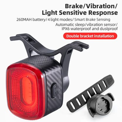 ROCKBROS Smart Rear Light for Bicycles
