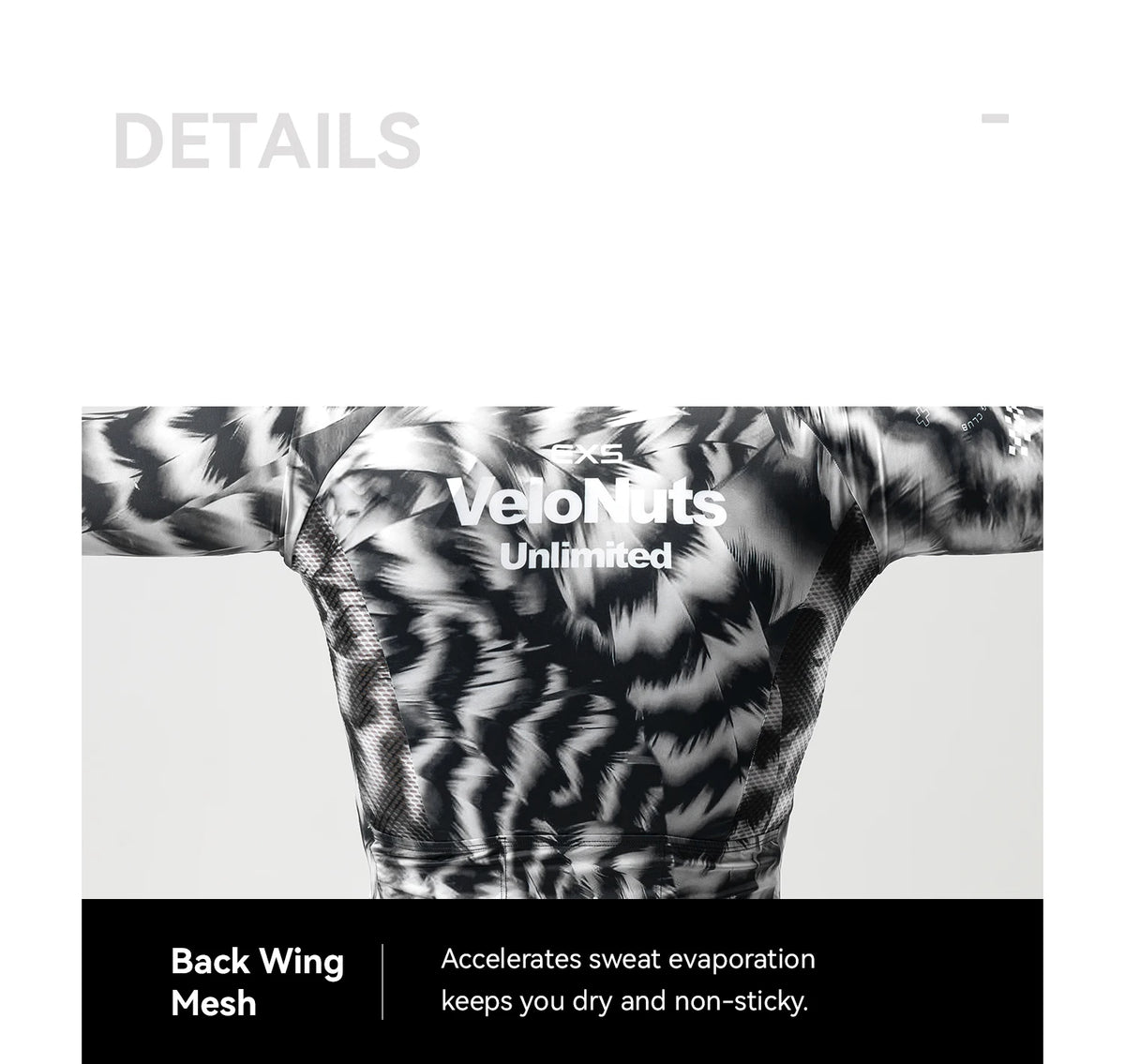 Camisa de Ciclismo Masculina VELONUTS Slim Fit
