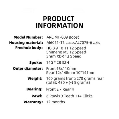 Cubo ARC MT009 BOOST