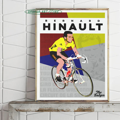 Pôster Decorativo de Ciclismo